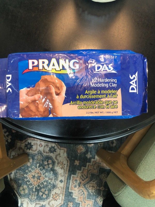 Prang Das Air Dry Clay 2.2 Pound package, Tan & white colored
Price per each package
Two packages available, one tan colored and one white colored
Co