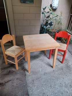 Table and 2 Chairs