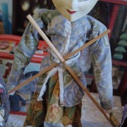 Very Rare Antique Indonesian  Puppet Doll From Siam