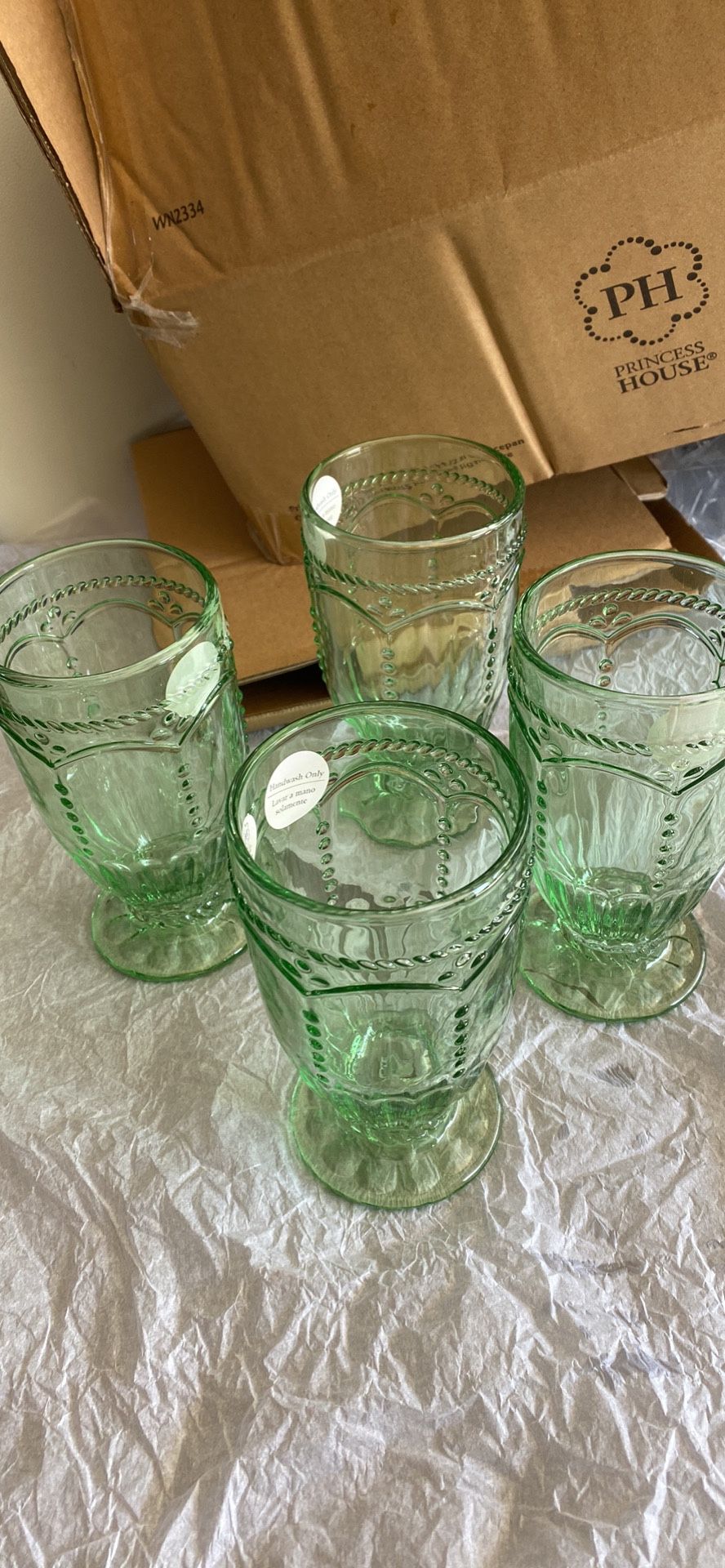 Vasos De Cristal Princess House Nuebos