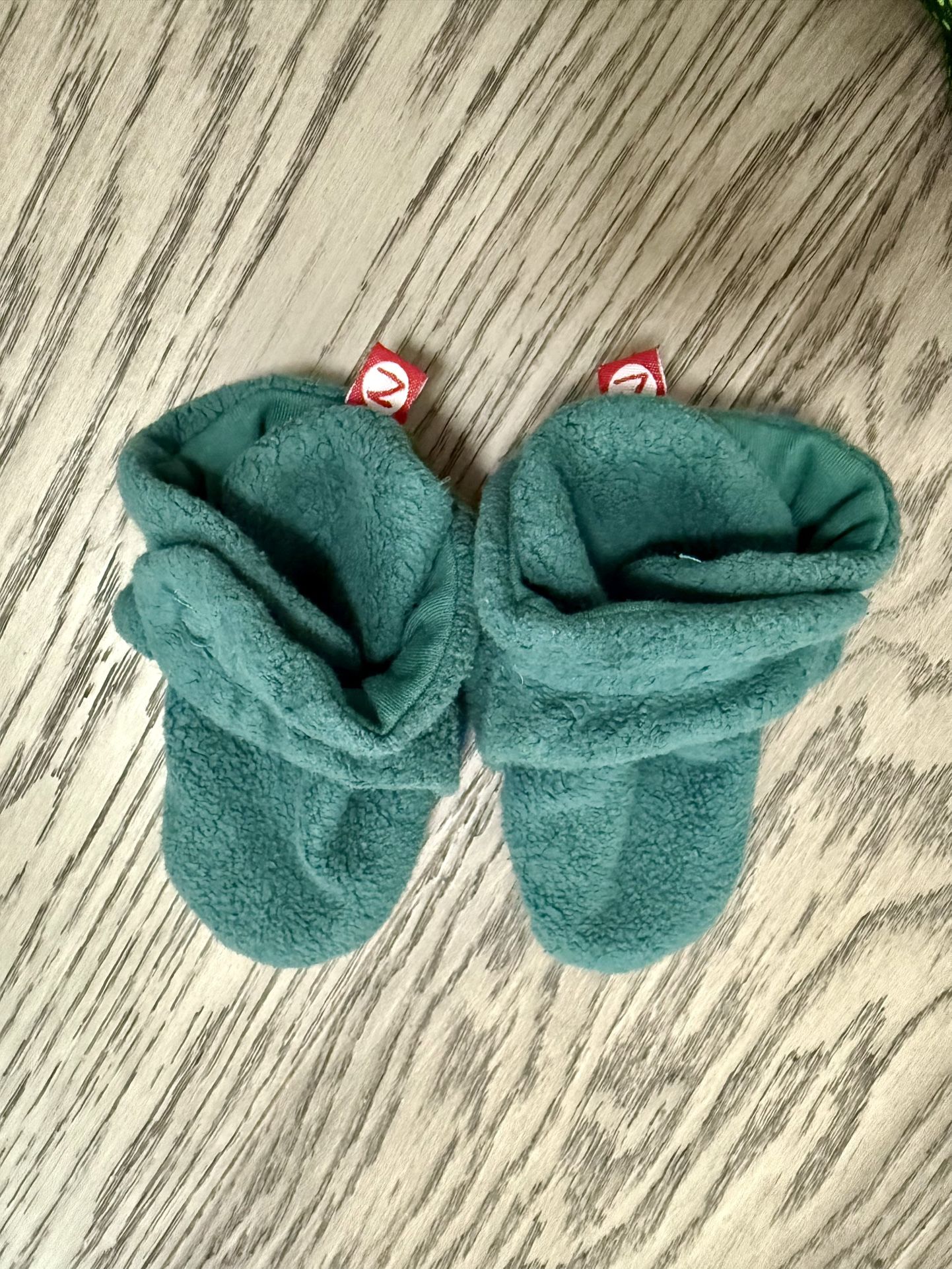 Zutano Unisex Fleece Baby Booties, Two Snap Closure(12mon)