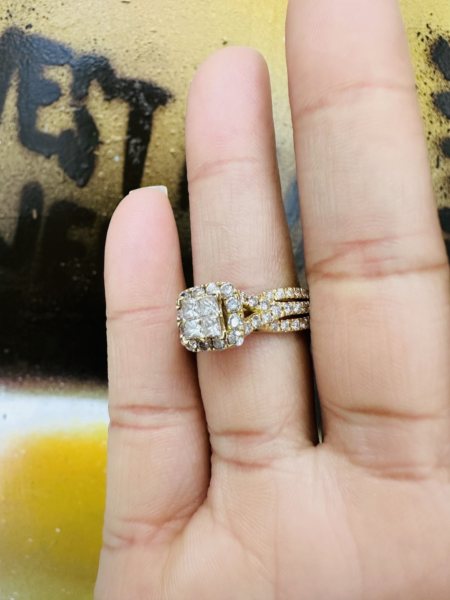 14k Diamond Engagement Ring