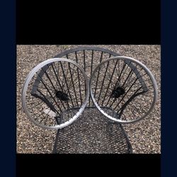 20” OLDSCHOOL 36H WHEELS 3/8 Axels 