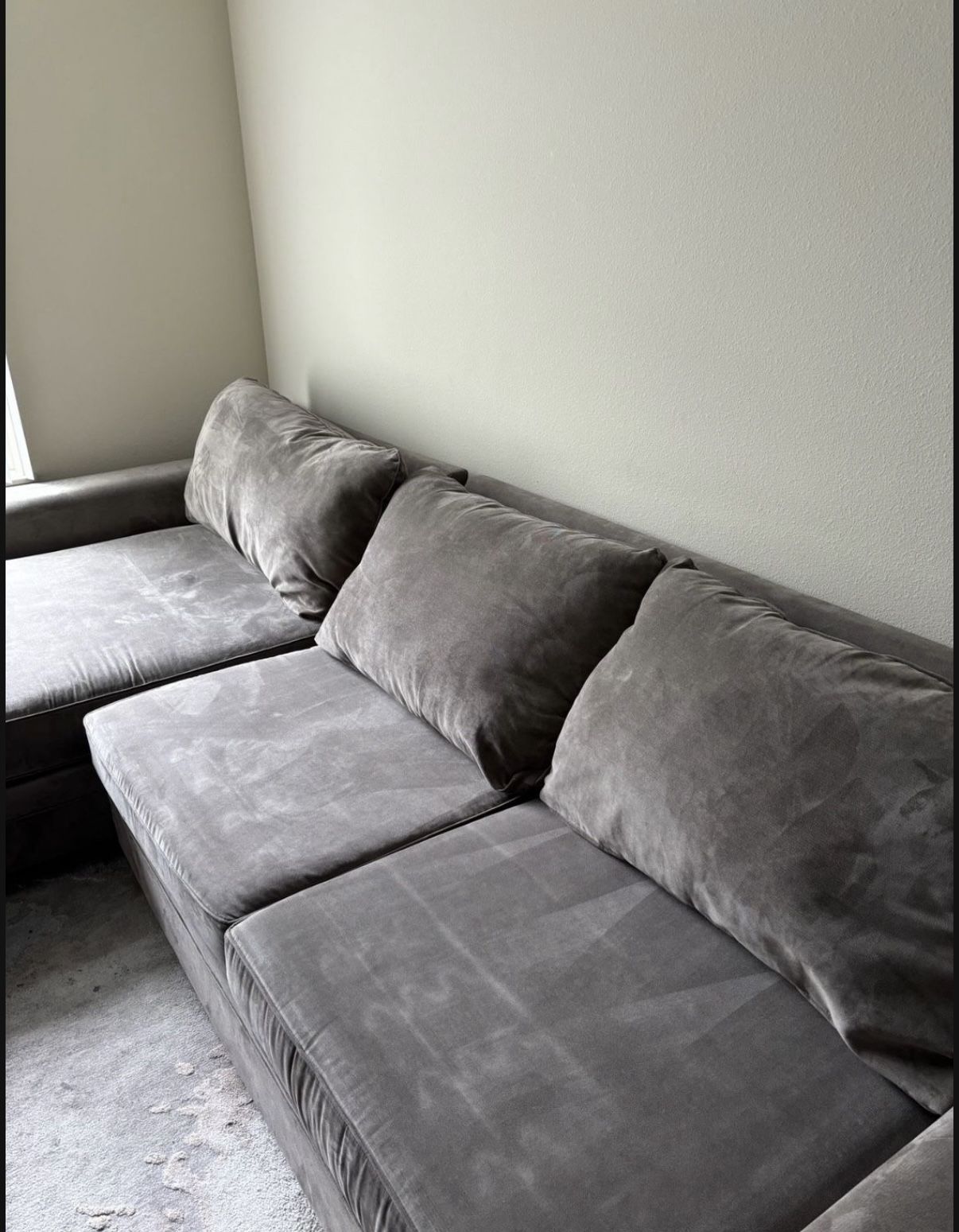 Living spaces sectional 