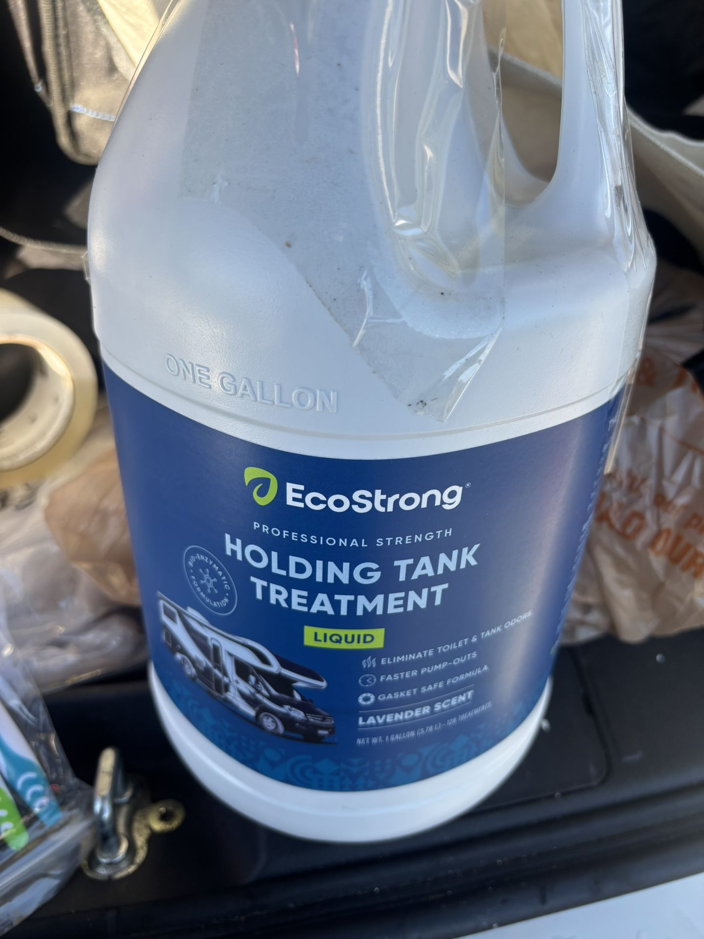 Holding tank treatment