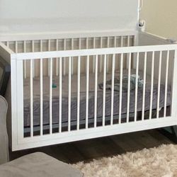 Equinox Gray 3 in-1-Convertible Crib