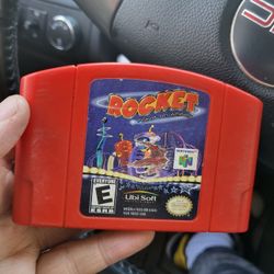 Rocket Robot on Wheels (Nintendo 64 N64, 1999) Authentic Cleaned/Tested.