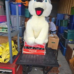 Giant Stuffed Husky Dog
