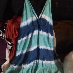 Pineapple Cove Tropical Tiered Sundress NWT Medium Multicolor Resort 3X