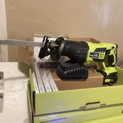 Cordless Brushless Powerful Recipricating Saw With Blades Batteries And Charger 