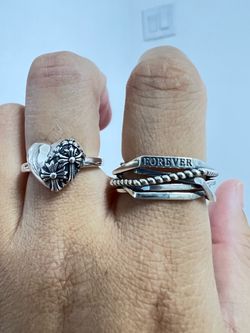 Women rings 2 for $45 Firm price
