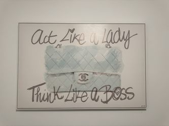 Oversized extra large glam Art canvas