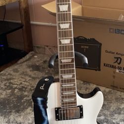 Les Paul Muse, Pearl White Guitar