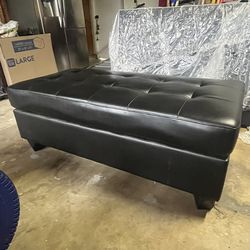 Black Ottoman