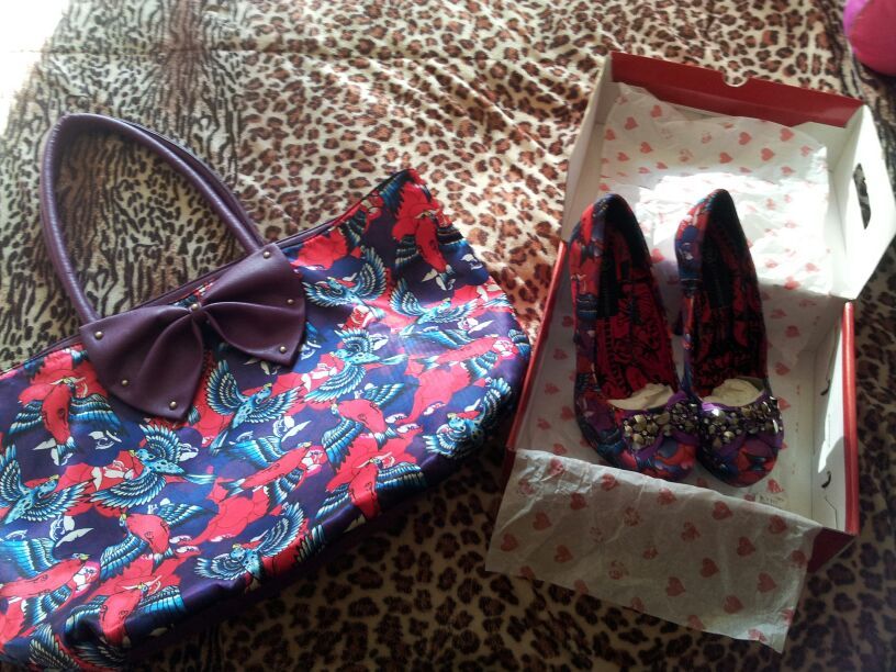 Iron Fist Havana Breeze Platform High Heel Shoes & Purse