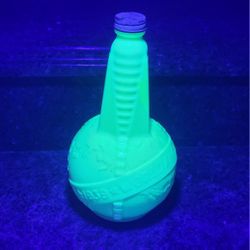 Original 1939 World's Fair Uranium Milk Glass Vinegar Bottle With Cap  Art Deco