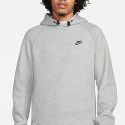 Men’s Nike Sportswear Tech Fleece Pullover Hoodie “ Heather Grey “ Size 3XL