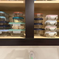 23 Set Glass Storage Containers And Lids
