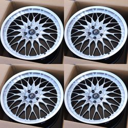 NEW SET 20 INCH WORK VSXV STYLE WHEELS RIMS 20X8.5 20X9 +35 (5X114.3) CB: 73.1