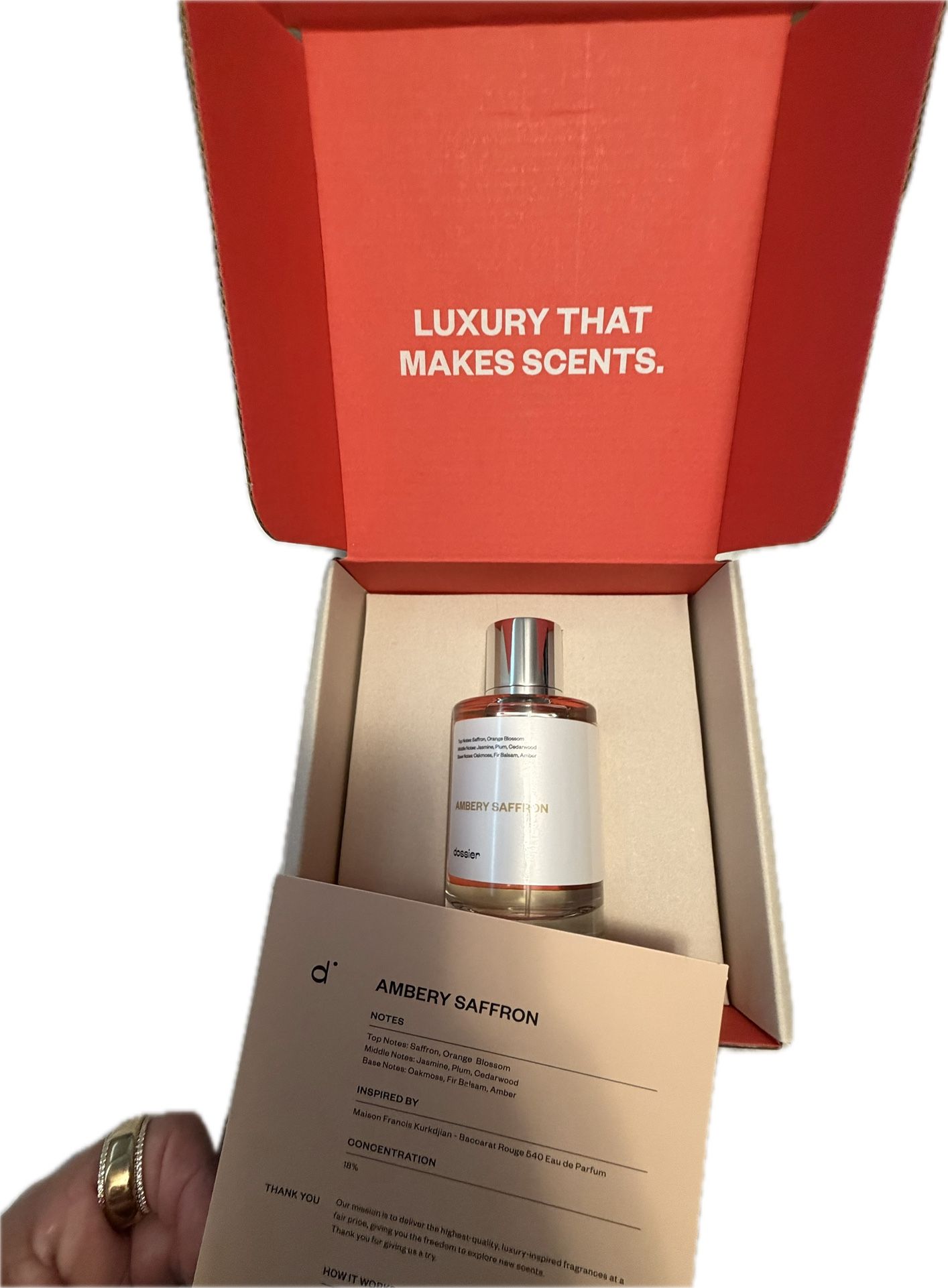 Dossier Ambery Saffron 3.4oz