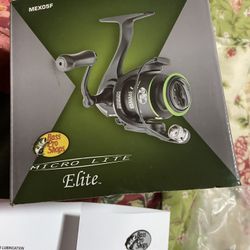 Bass pro shops Micro Lite Elite Fishing Reel for Sale in Payson, AZ -  OfferUp