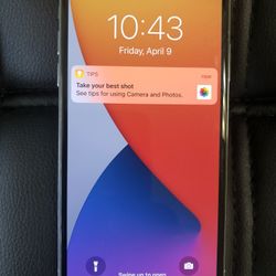 iPhone X 64 GB factory unlocked to any carrier excellent condition