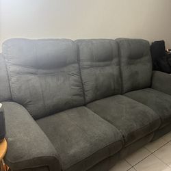 Reclining couches with usb port
