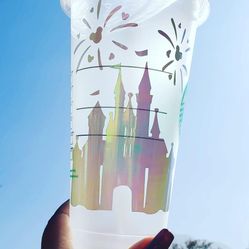 Starbucks reusable cups. Add your name and design