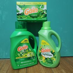 Gain Laundry Detergente Bundle 