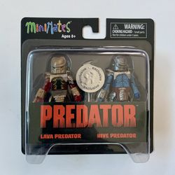 Predator Exclusive Minimates Lava Predator & Hive Predator Figure Set MOC