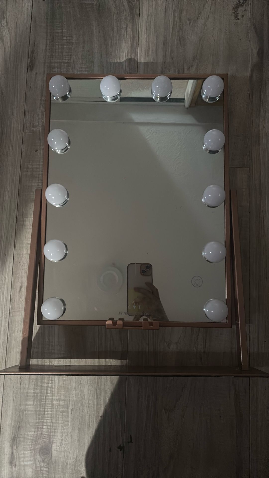 impressions mini mirror in pink