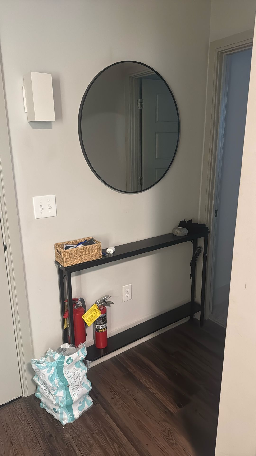 Mirror And Wall Table