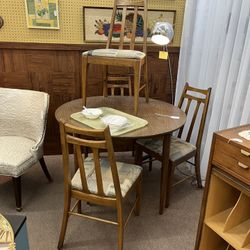 Mid Century Table & 4 Chairs