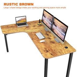L-Shaped Corner Computer Desk
