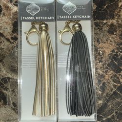 2 PC TASSEL KEYCHAIN