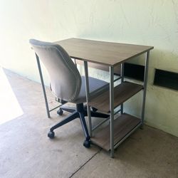 Study Desk with Adjustable Office Chair – Affordable & Clean