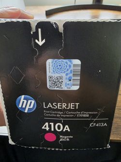 Unopened Original HP laserjet 410A Magenta Cartridge