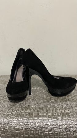 Tenley - Black Suede Heel Size 8.5