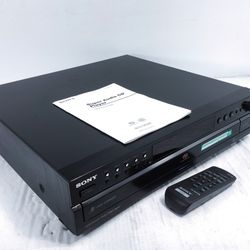 Sony SCD-CE595 5 Disc CD Super Audio Carousel Changer Player With Remote