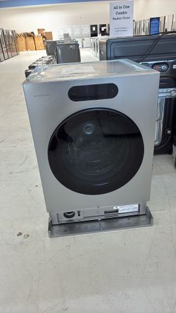 $1300 Off MSRP 📉🏷️ on LG Signature 5.8 cu ft Front Load Platinum Steel Washer 🧺