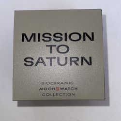 NWT Swatch x Omega Bioceramic Moonswatch Mission To Saturn