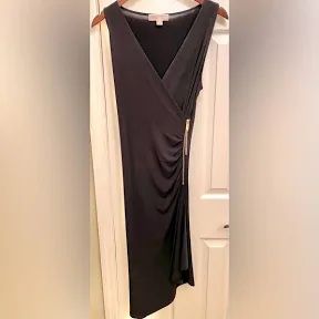 navy blue dress for baby girl Michael Kors Collection Asymmetrical Dress