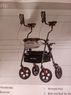 ELENKER ROLLATER WHEELCHAIR UPRIGHT