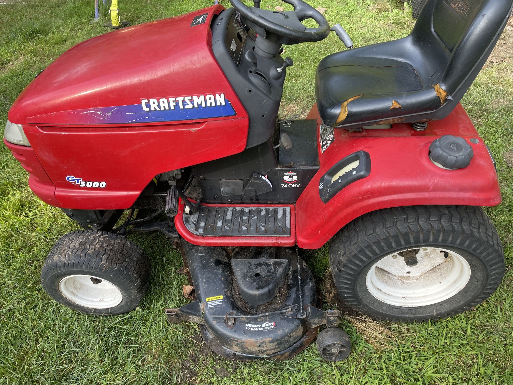 Craftsman GT 5000 Non running