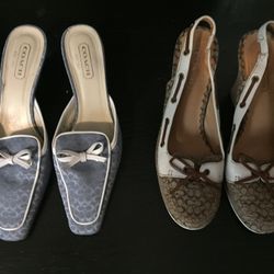 (2 Pairs) Coach Slip-ins