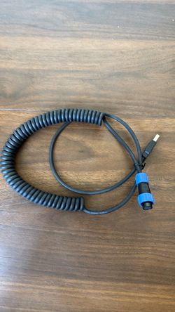 Sim racing steering wheel cable