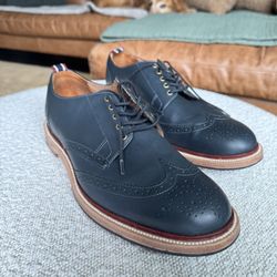 J. Crew Italian Leather Wingtip Derby Shoes - Men’s 11