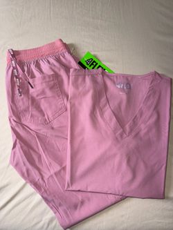 Dusty Pink Scrub Set