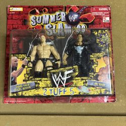 WWF SUMMER SLAM TWO PACK STONE COLD AND ROCK