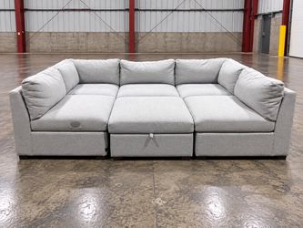 Thomasville  6-Piece Modular Sectional with power recliner seats